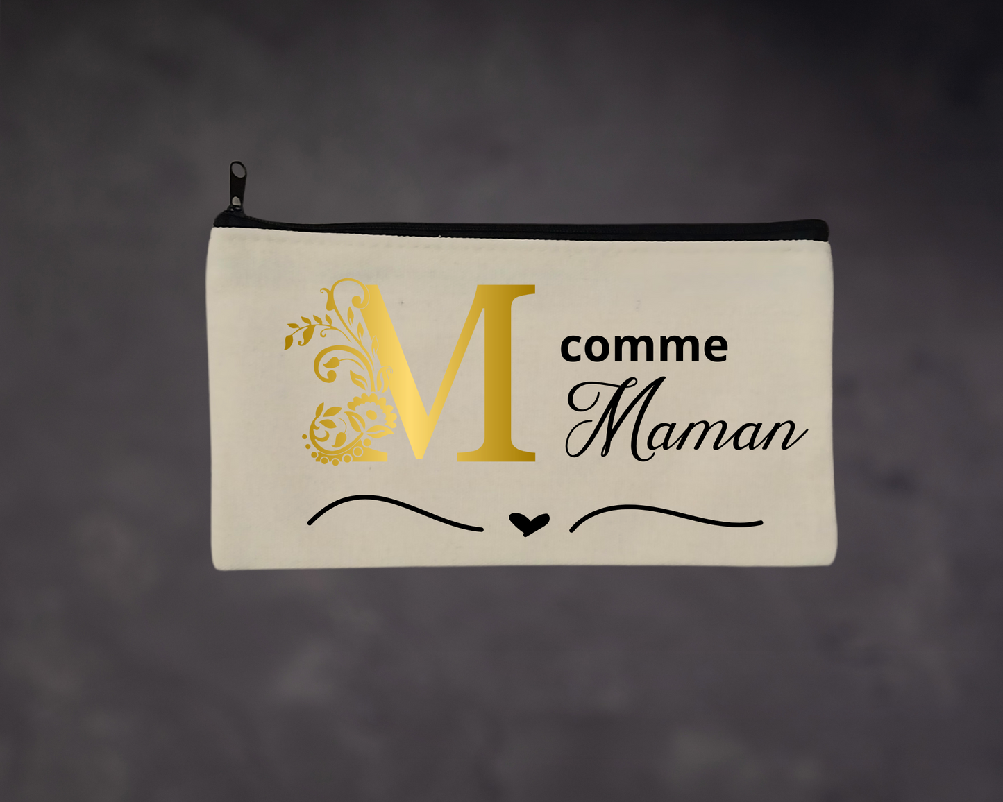 Pochette en toile personnalisée