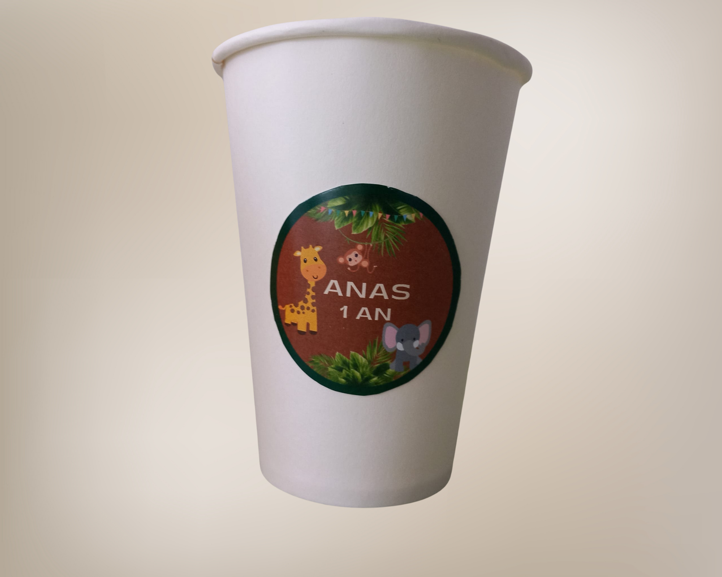 Gobelet carton personnalisé x10