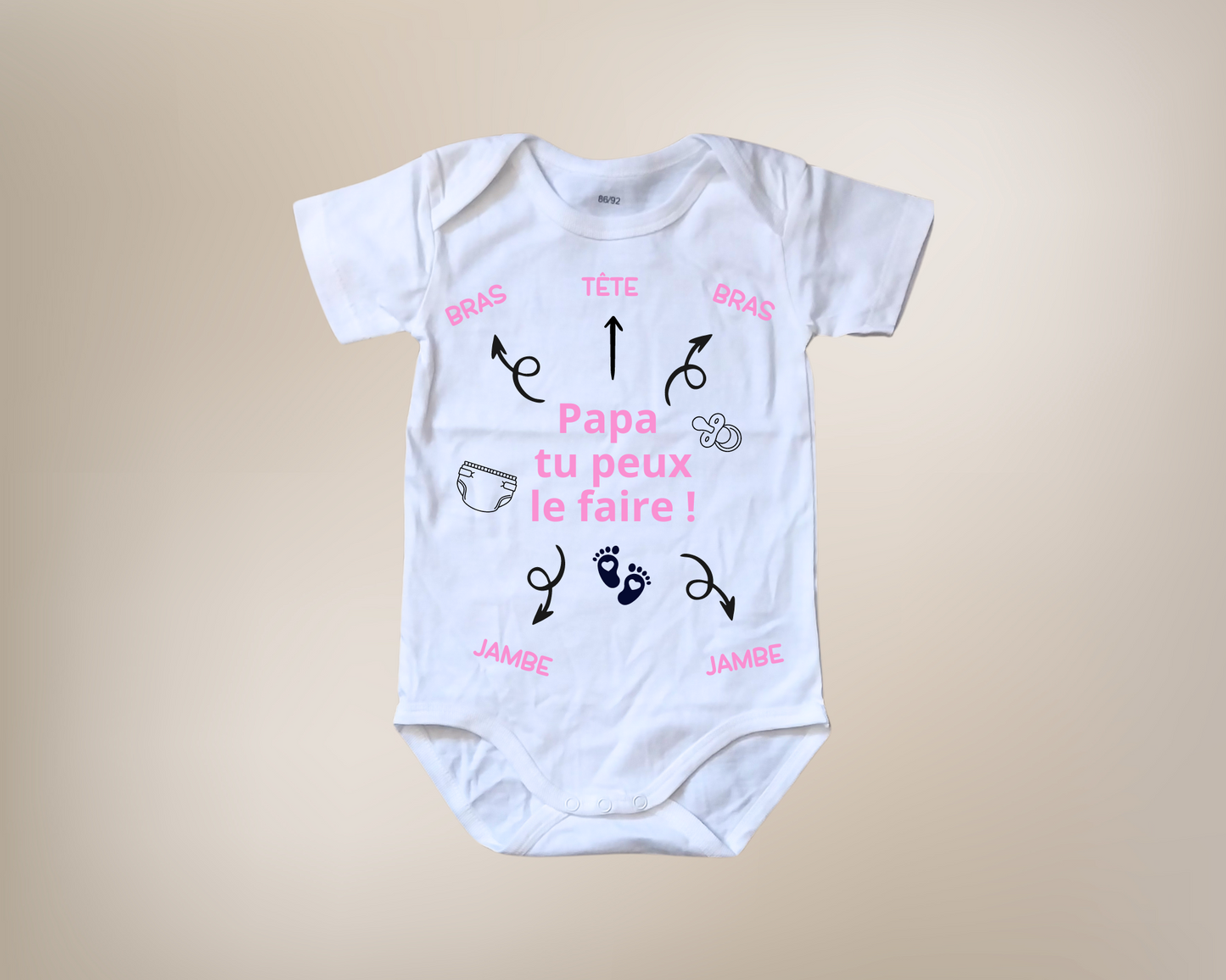 Body bébé personnalisé