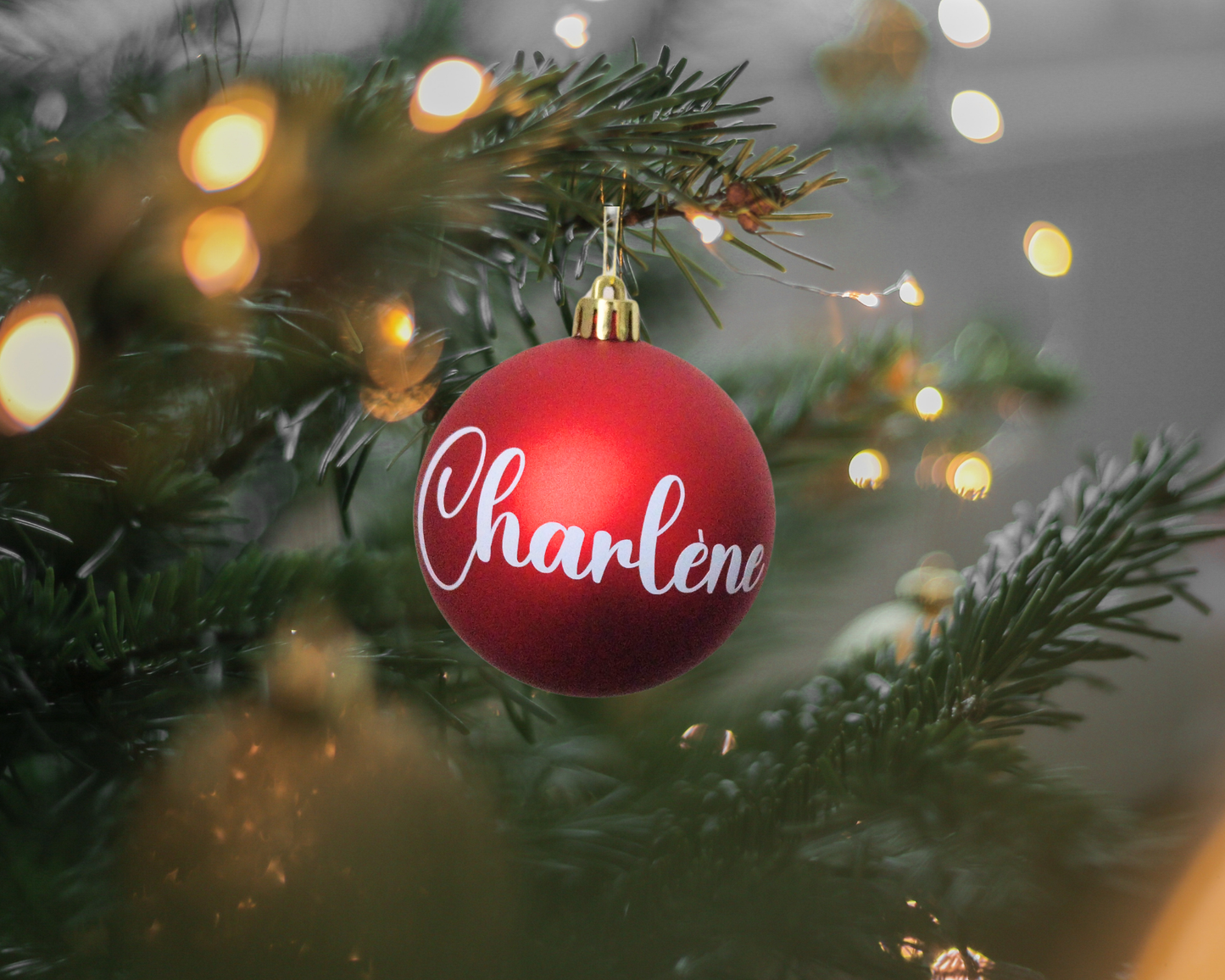 Boule de Noël personnalisée