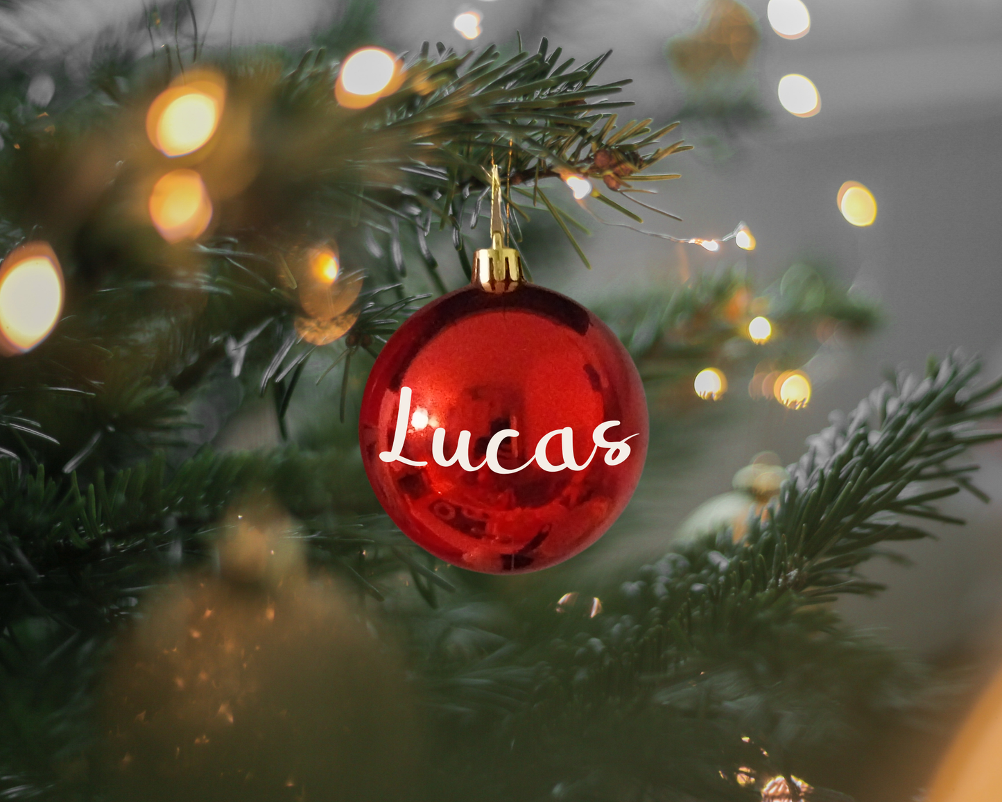 Boule de Noël personnalisée