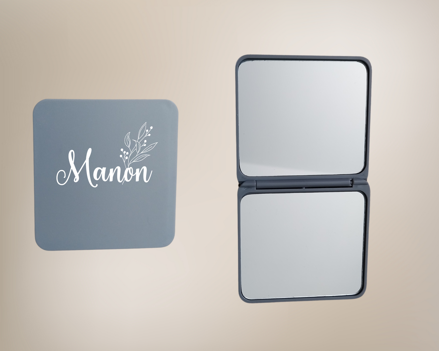 Miroir de poche personnalisé