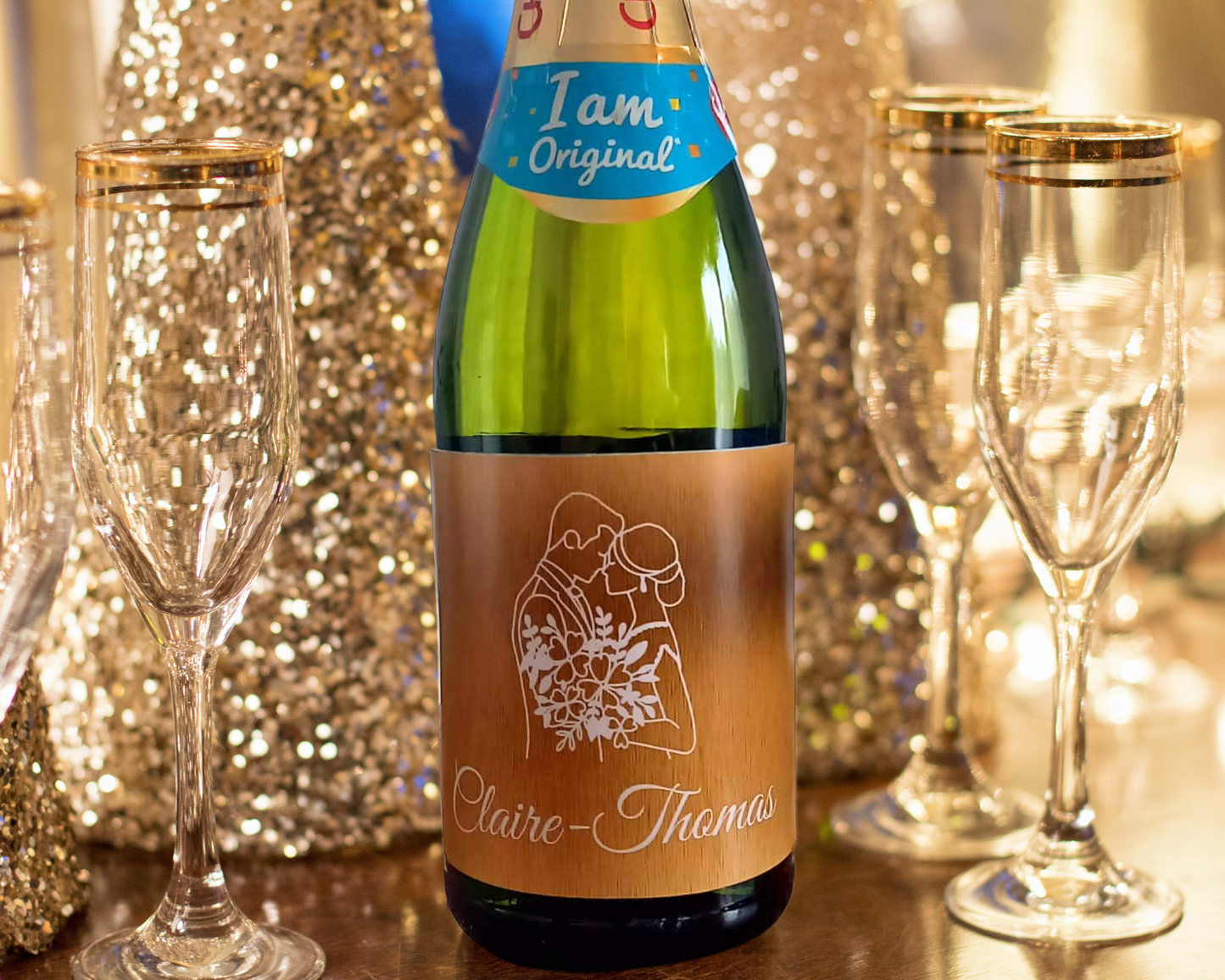 Étiquette champomy personnalisée