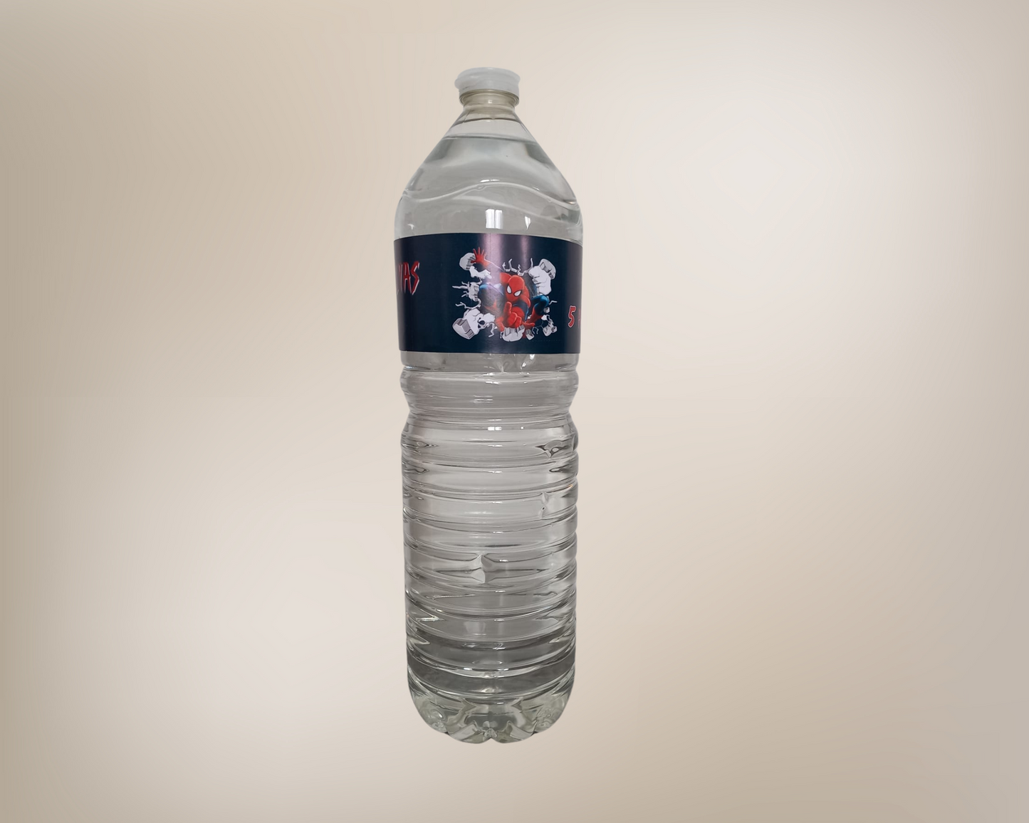Étiquettes grande bouteille personnalisées x3
