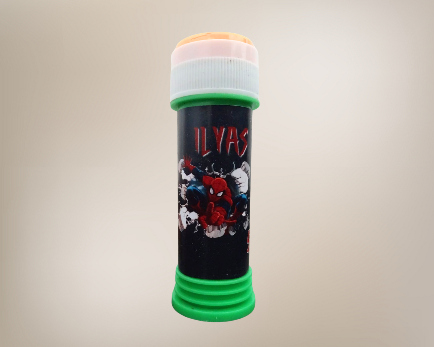 Flacon de bulles personnalisé