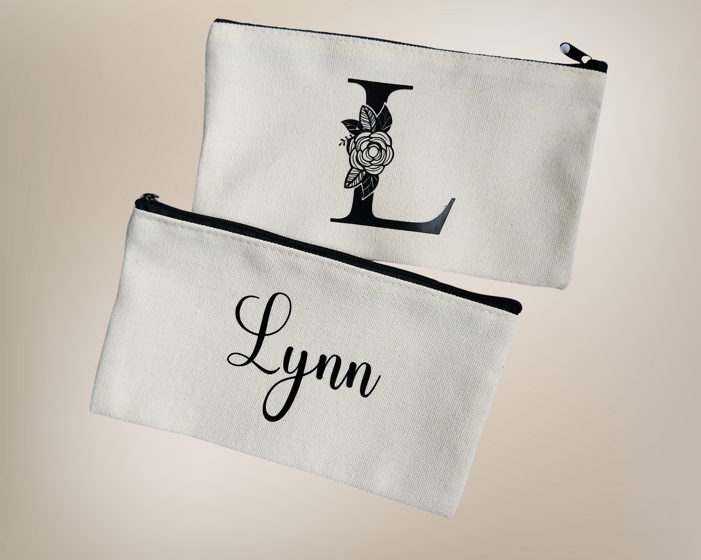 Pochette en toile personnalisée