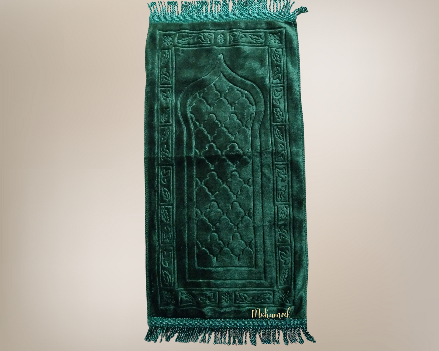 Tapis de prière personnalisé