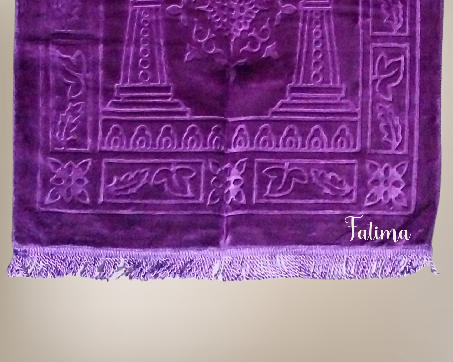 Tapis de prière personnalisé