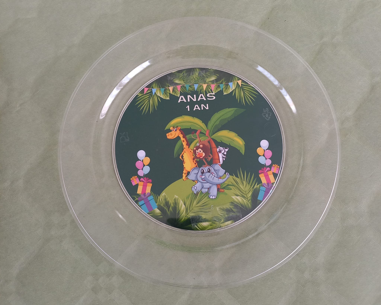 Assiette personnalisée